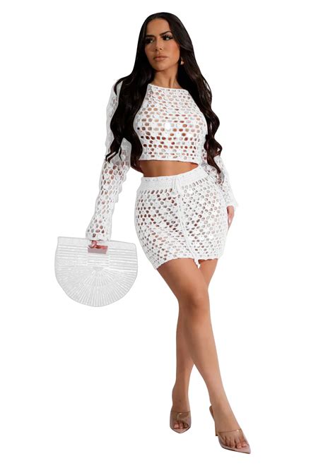 Ts1294 2024 New Beach Wear Sequin Bikini Set Women Wrap Skirt Swimsuit