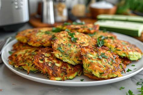 Recette Beignets De Courgettes Airfryer L Gers Croustillants En Min