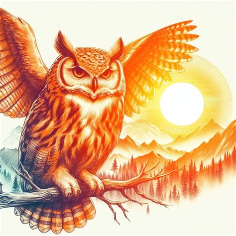 Premium Vector Owl Vector Illustration