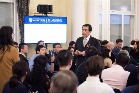 Former President of the Republic of China, Ma Ying-jeou, visits the ...