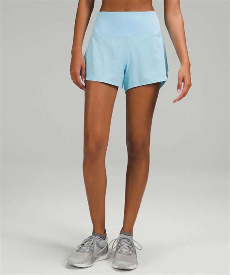 Lululemon Speed Up High Rise Lined Short Blue Chill Lulu Fanatics