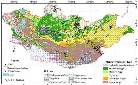 Mongolian Steppe Map