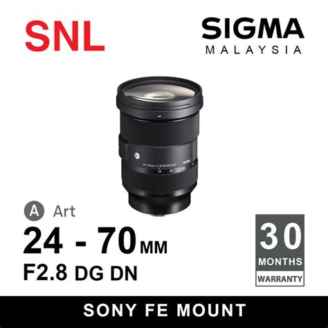 Sigma 24 70mm F2 8 Dg Dn Art Lens For Sony Fe Mount Lazada