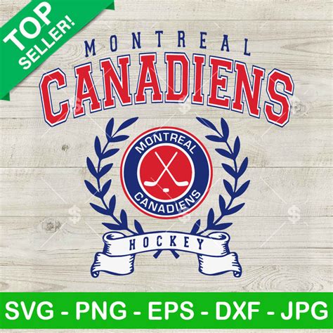 Montreal Canadiens Hockey Logo SVG, NHL Hockey Team SVG, Montreal ...