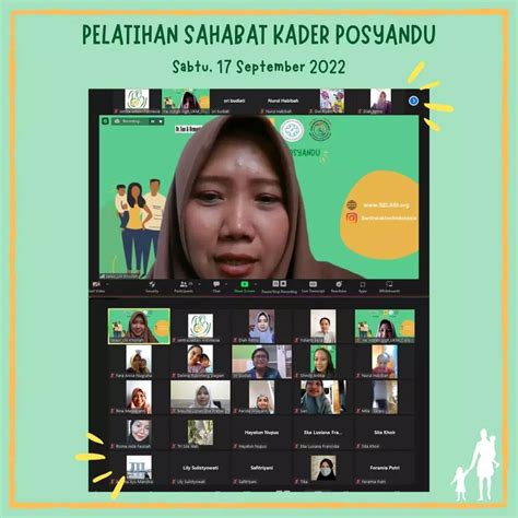 Kegiatan Pelatihan Sahabat Kader Posyandu SAKA POSYANDU Yayasan