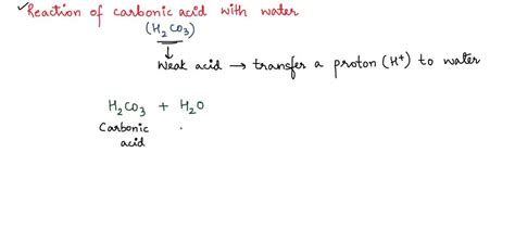 Carbonic Acid Equation