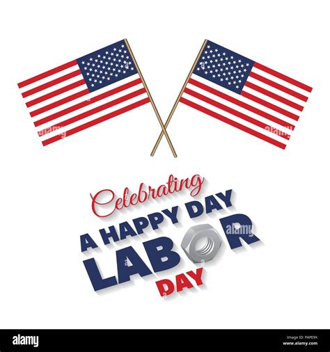 Labor Flags Cut Out Stock Images Pictures Alamy