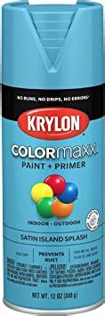 Krylon K05565007 COLORmaxx Spray Paint And Primer For Indoor Outdoor