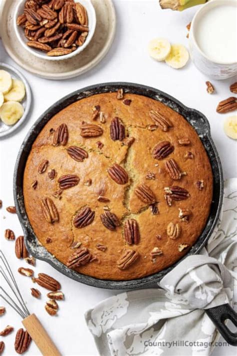 Cast Iron Skillet Banana Bread