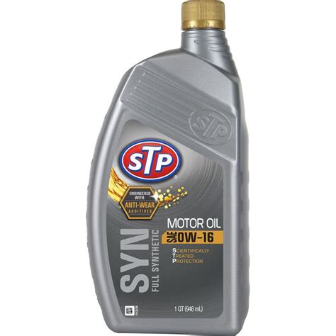 STP Standard Full Synthetic Engine Oil 0W 16 1 Quart