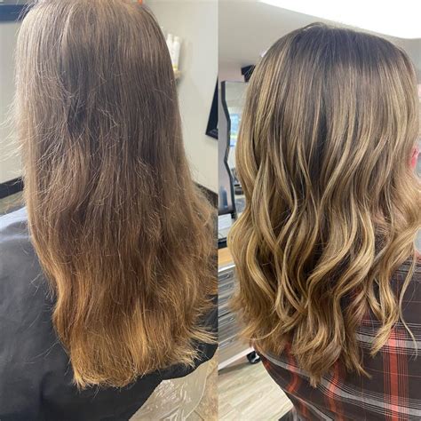 Foilyage Before And After Hair Techniques European Hair Hair