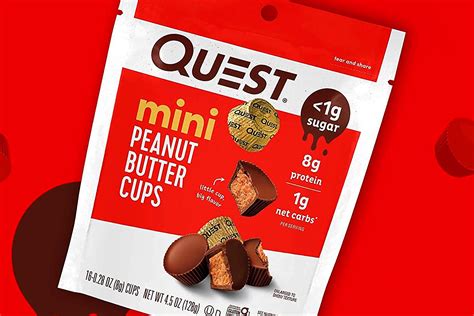 Quest Nutrition S Bag Of Bite Sized Mini Peanut Butter Cups