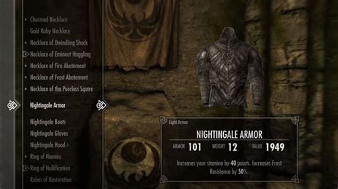 Skyrim: How To Get The Nightingale Armor - Gamer Tweak