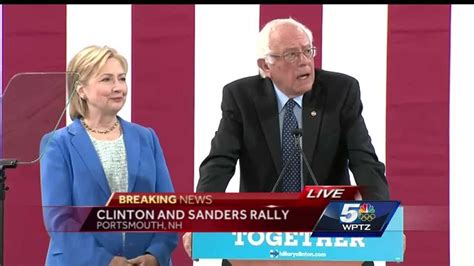 Photos Crowds Gather For Sanders Clinton Unity Rally