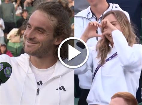 Stefanos Tsitsipas And Girlfriend Paula Badosa Sending Love To Each