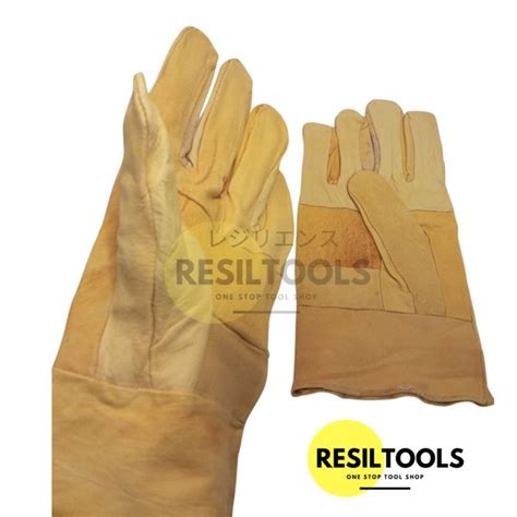 Jual Welding Gloves Argon Kulit Alat Safety Sarung Tangan Las Blair 25