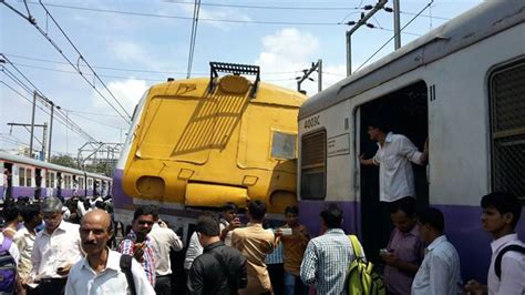 Mumbai Local Train Derails Services Affected Picture Gallery Others