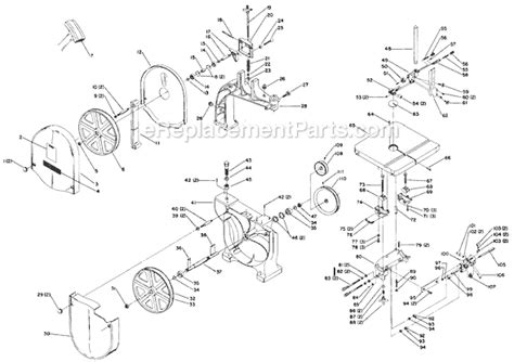 Delta Rockwell 14 Inch Bandsaw Parts