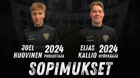 Joel Huovinen ja Elias Kallio sopimuksiin KäPan kanssa Käpylän pallo