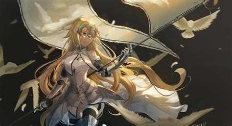 fate apocrypha ruler fate ruler jeanne darc banner jeanne darc