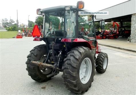 2012 Massey Ferguson 4wd Compact Tractor W Cab 166 Hours