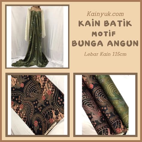 Jual Kain Batik Sutera Meteran Batik Sutera Kain Lebar Motif