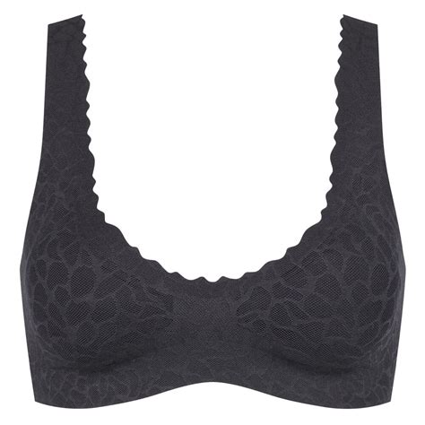 Sloggi Zero Feel Black Lace Bralette Jarrold Norwich