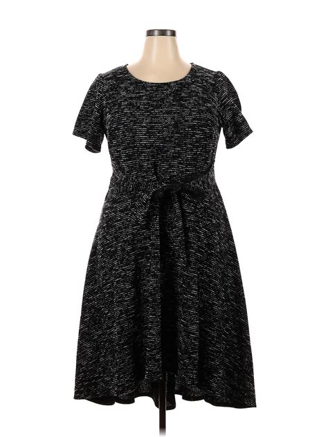 Lane Bryant Black Casual Dress Size 18 Plus 59 Off Thredup