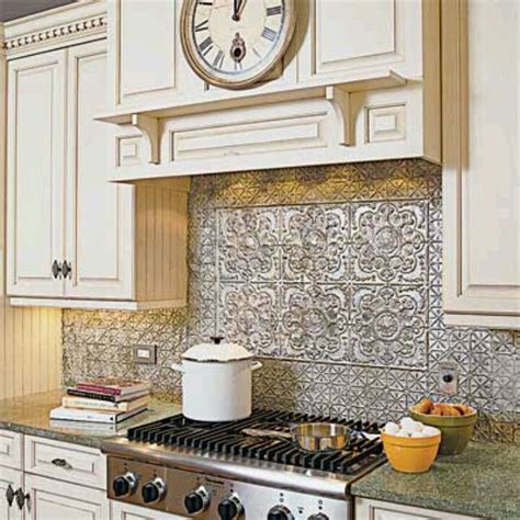 Tin Ceiling Backsplash Kitchen 30 Style Tin Backsplash Kitchen Pics Desain Interior