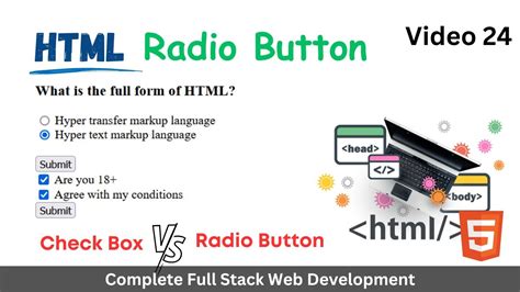 Html Radio Button Html Radio Radio Button In Html Html