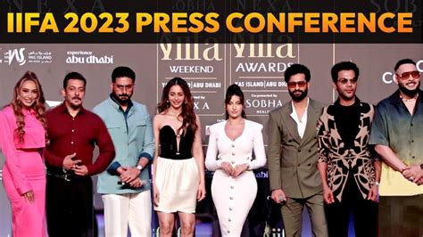 IIFA 2023 Press Conference Full Salman Khan Abhishek Bachchan Vicky