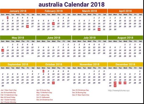 Best Of Printable Australian Calendar Free Printable Calendar Monthly