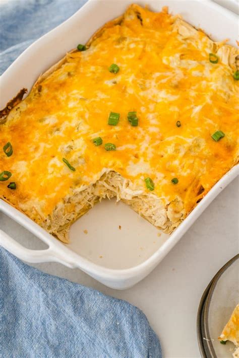 Sour Cream Chicken Enchilada Casserole Happy Homeschool Nest