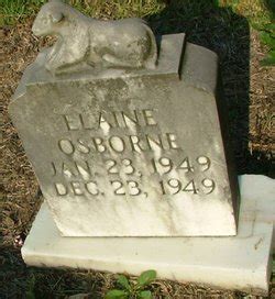 Elaine Osborne 1949 1949 Memorial Find A Grave