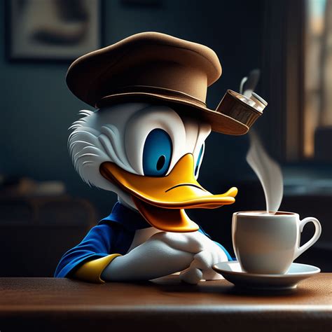 Donald Duck Smoking Weed