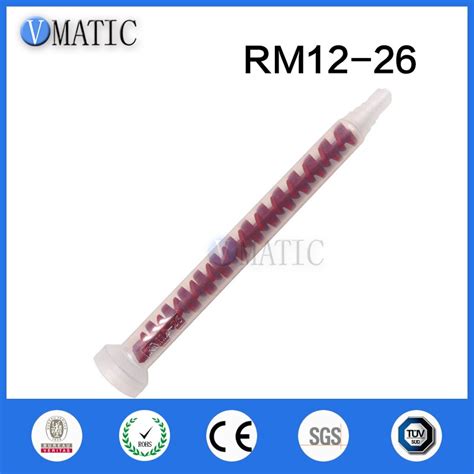 Free Shipping Plastic Dispensing Static Mixer Rm12 26 Mixing Nozzles