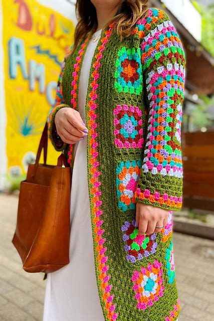 Ravelry Granny Square Cardigan Pattern By The Neon Tea Party