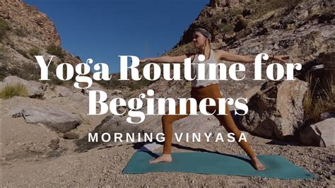vinyasa yoga routine  beginners foundational poses tutorial youtube