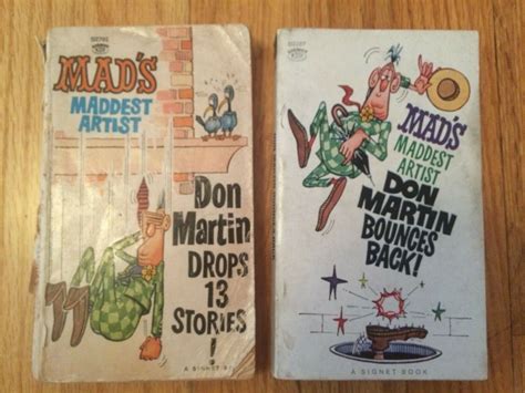 Mad Comics Mads Maddest Artist Don Martin Drops 13 Stories Bounces