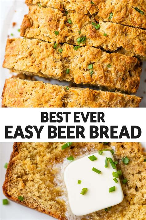 This Quick And Easy Beer Bread Is Moist Buttery And Uses Just A Few Simple Ingredients