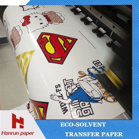 Printable Eco Solvent Heat Transfer Vinyl Paper For Dark Garment