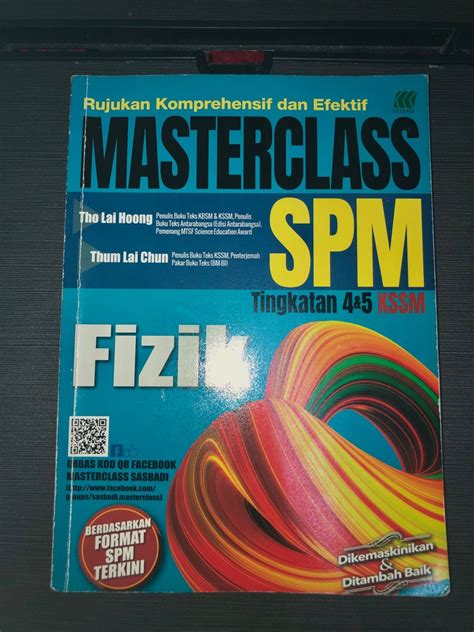 Masterclass Spm Fizik Buku Rujukan Tingkatan 4 5 Hobbies Toys Books