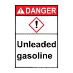 Chemical Unleaded Gasoline Sds Signs And Labels