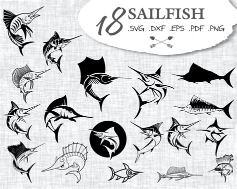 SAILFISH SVG, fishing svg, fish svg, fish, swordfish svg, sailfish, fishing logo svg, fish ...