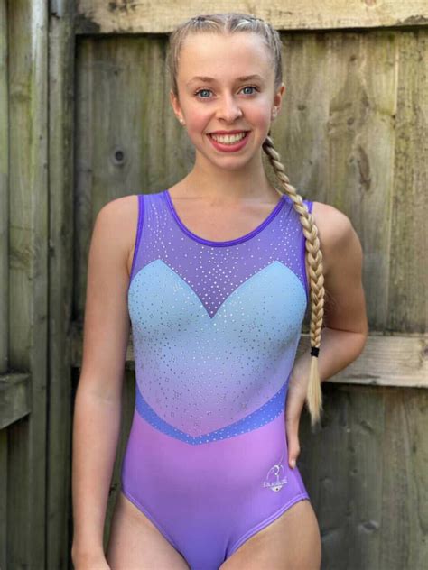 Lavender Girls Gymnastics Leotard Lilachelene Leotards And Skatewear