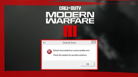 Call Of Duty Modern Warfare 3 How To FIX DirectX Encountered Error PC