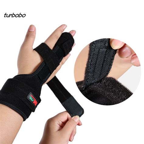 Turbobo Nylon Two Finger Splint Brace Support Immobilizer Cast