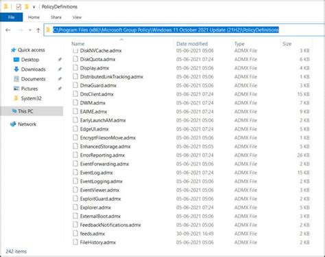 Download Windows 11 Administrative Templates All Versions