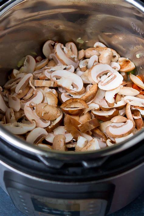 Vegan Instant Pot Mushroom Soup - Cookin' Canuck