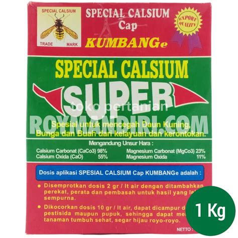 Jual Pupuk Nutrisi Tanaman Calsium Cap Kumbang Kg Shopee Indonesia